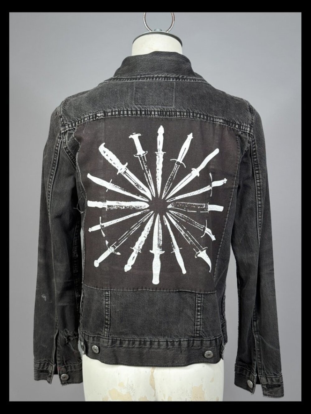 Levi's Boyfriend Trucker jacket w/ Poison Apple patch